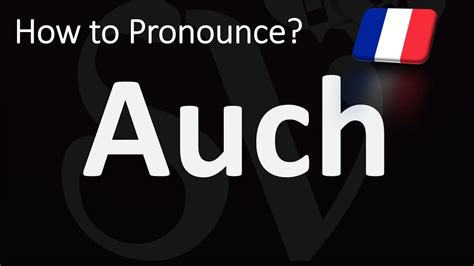 auch traduzione|how to pronounce auch.